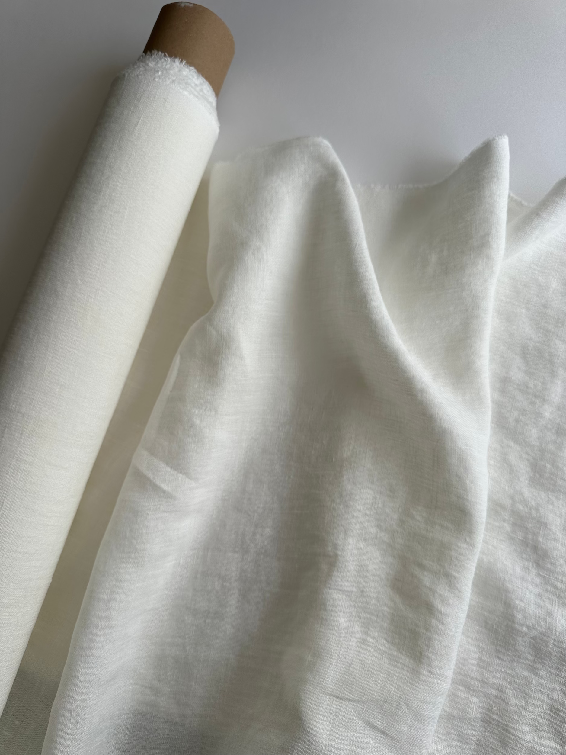 off white linen fabric