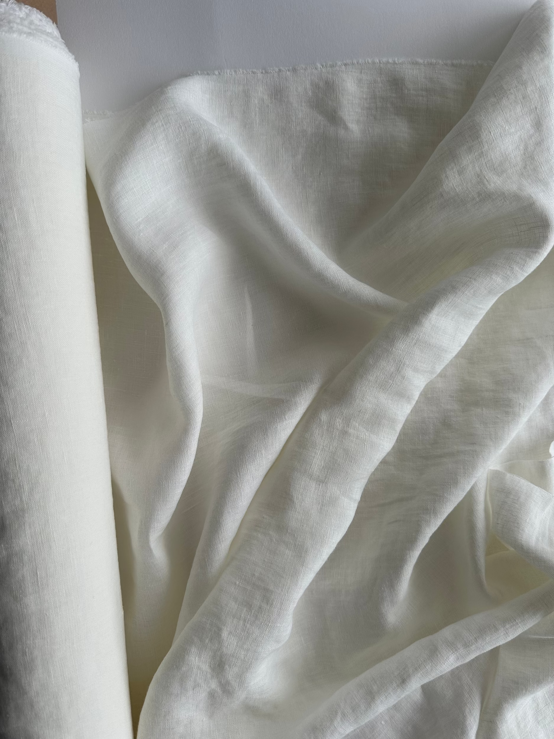 off white linen fabric