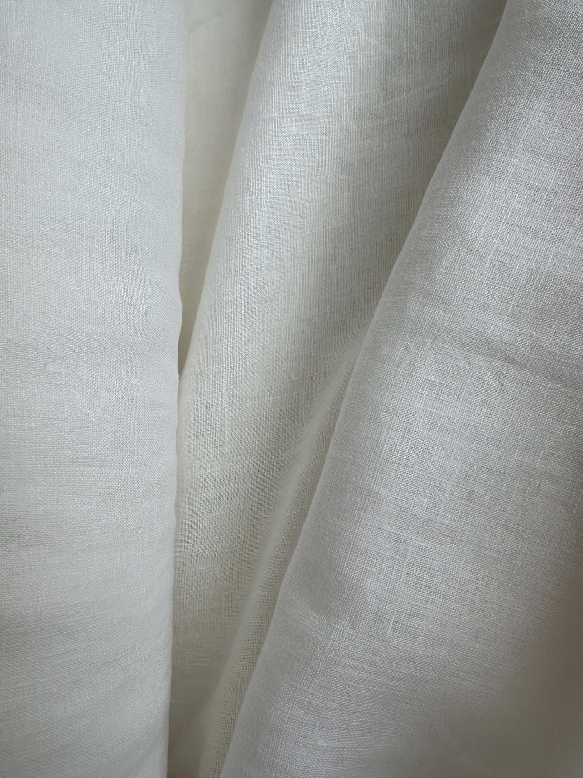 white linen fabric