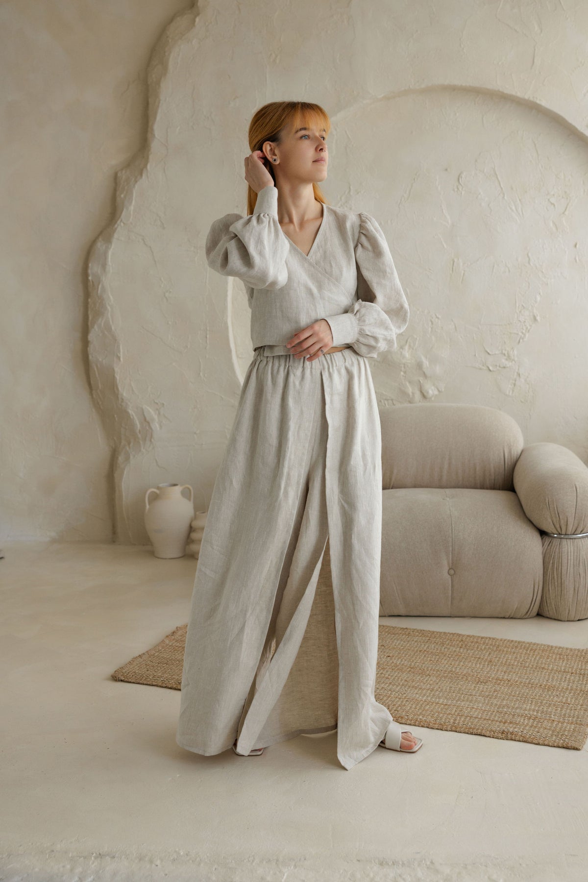 linen palazzo pants