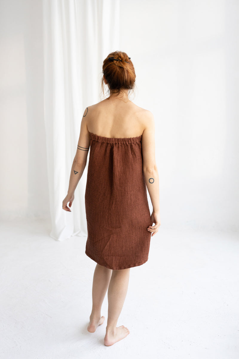 linen sauna wrap towel