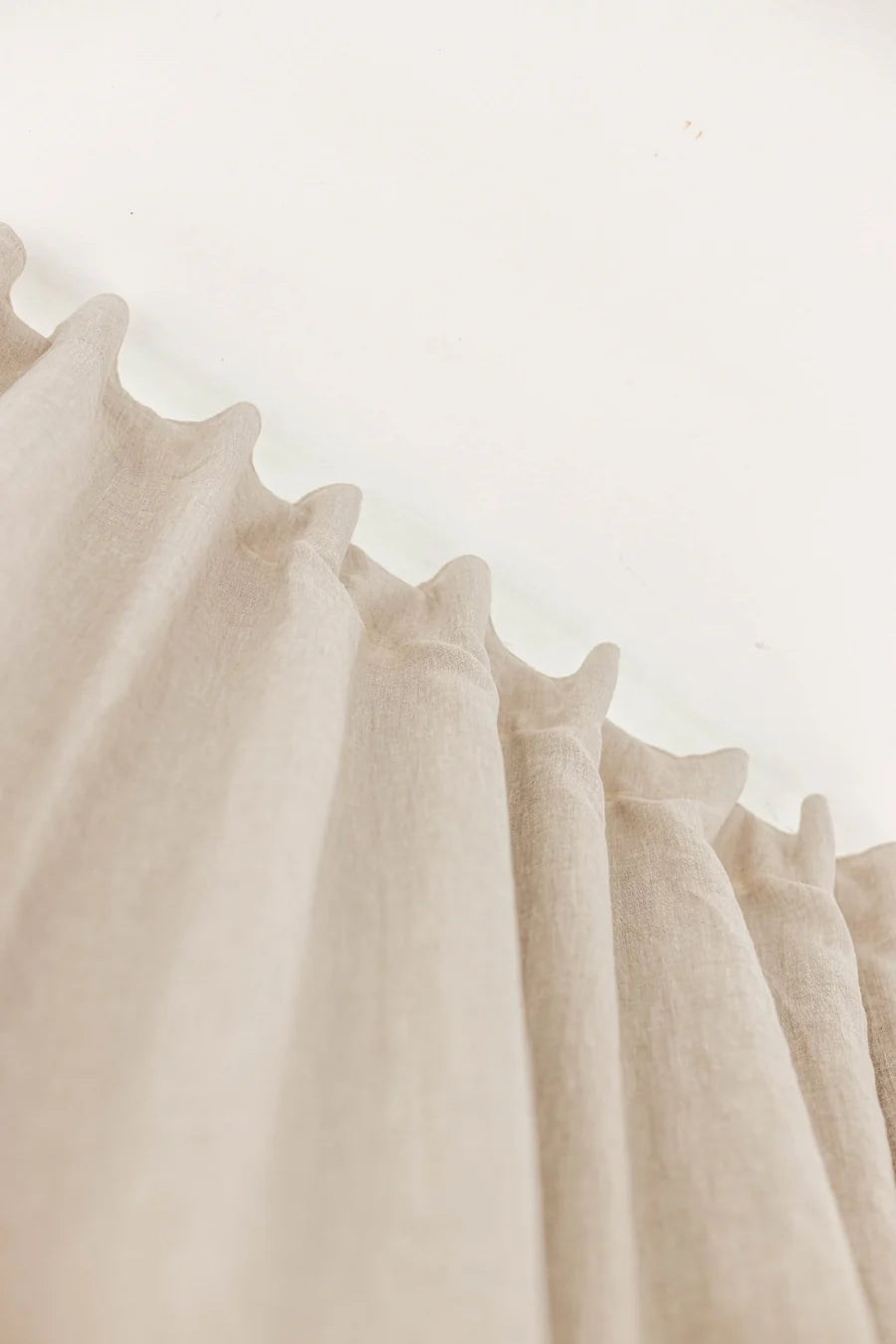 55"/140 CM WIDTH COLOR BLOCK Linen Curtain With Blackout Lining