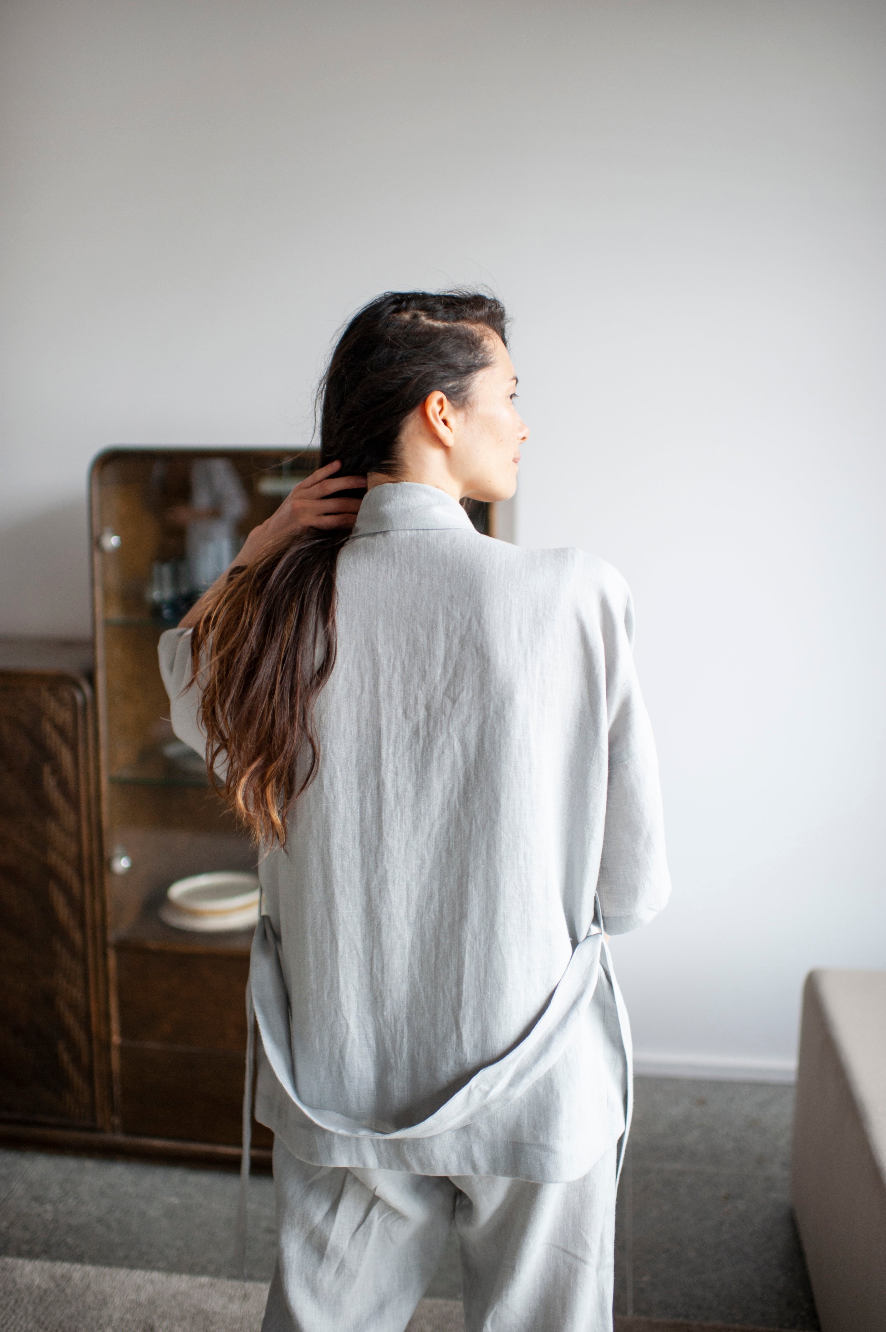 linen loungewear set