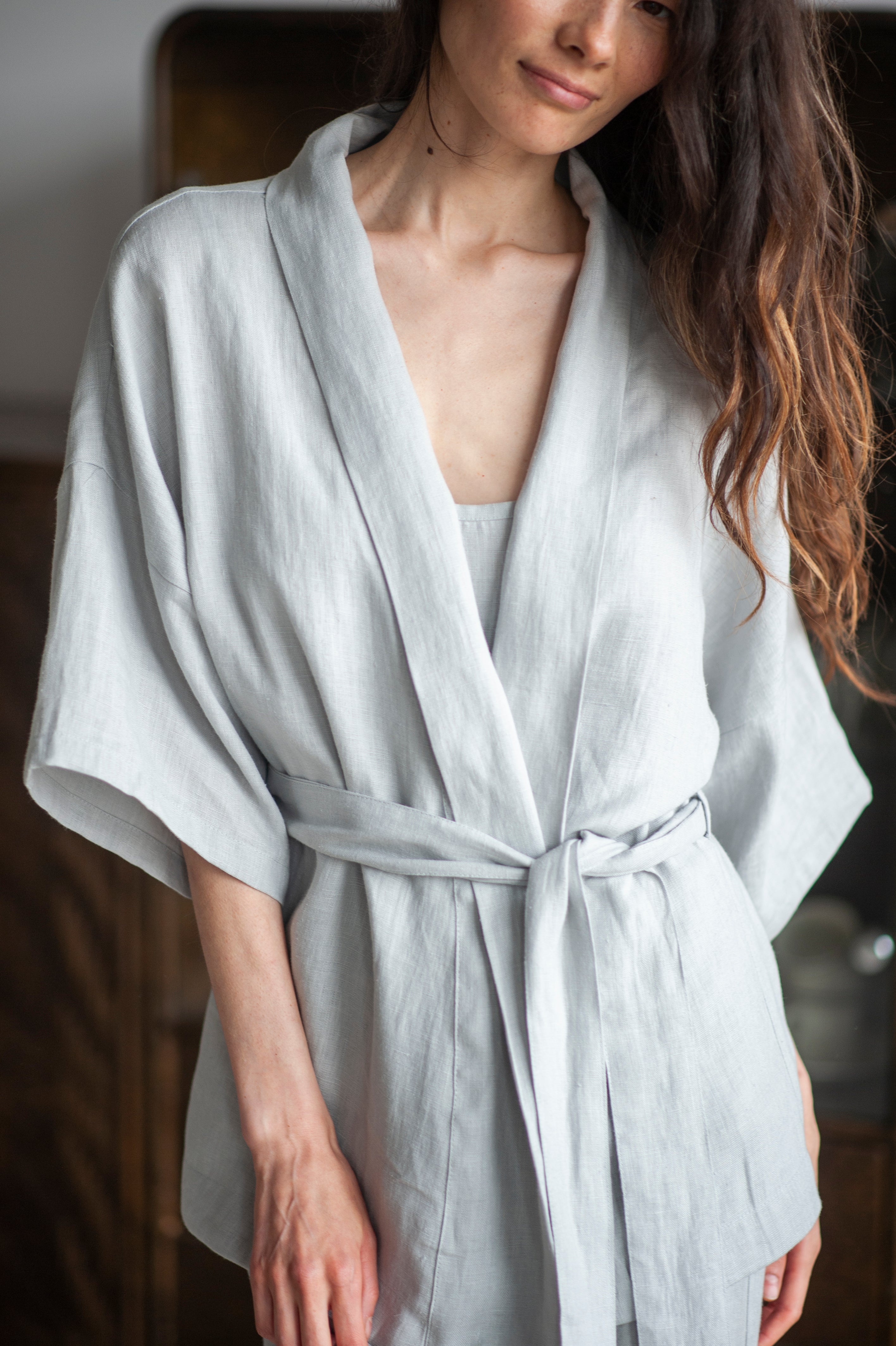 linen loungewear set