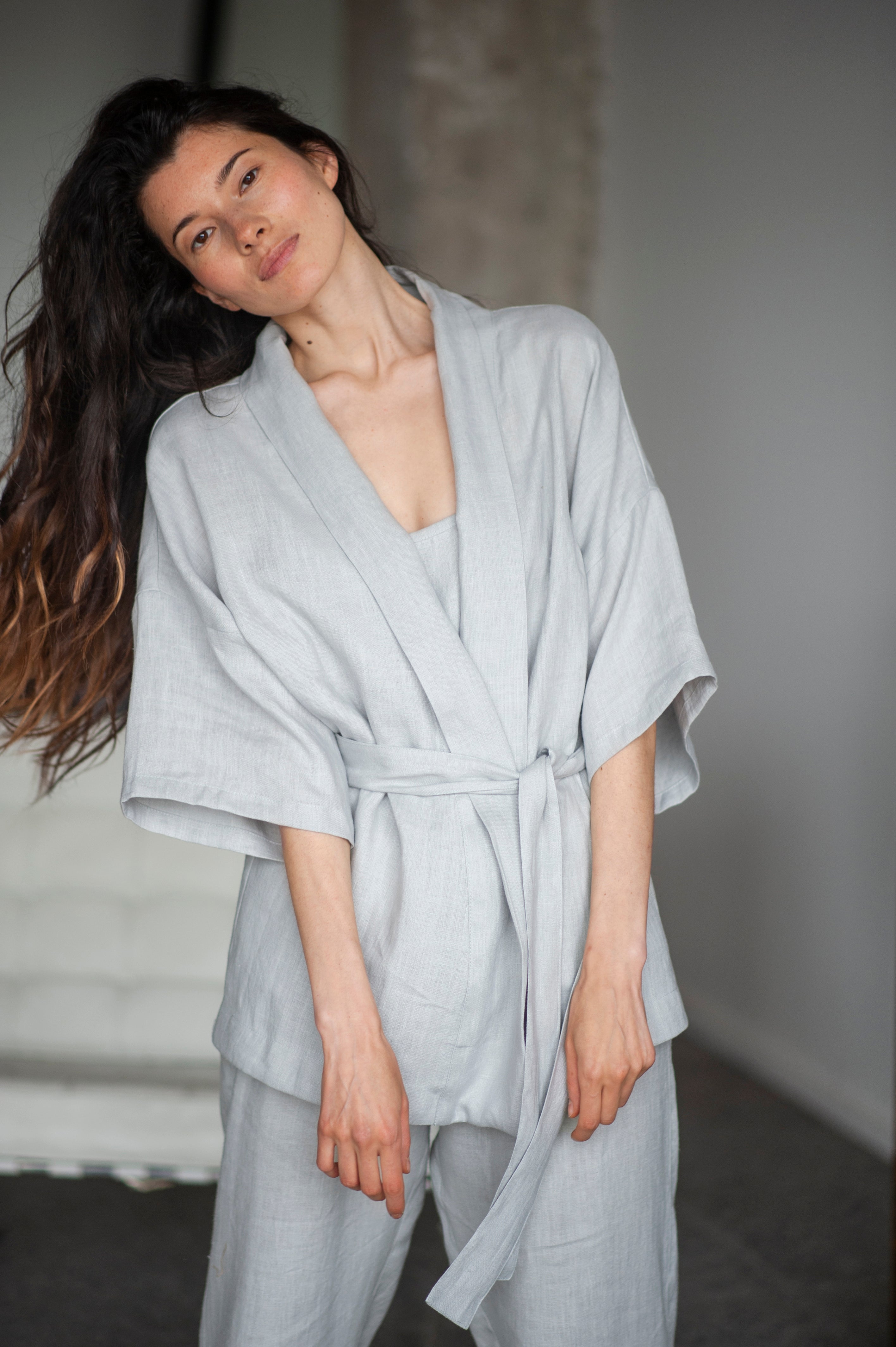 linen loungewear set