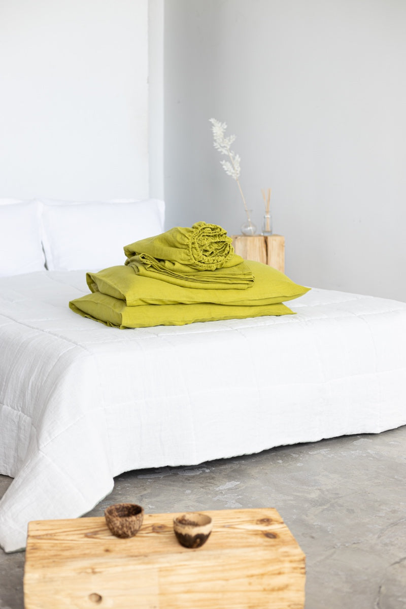 linen sheets set