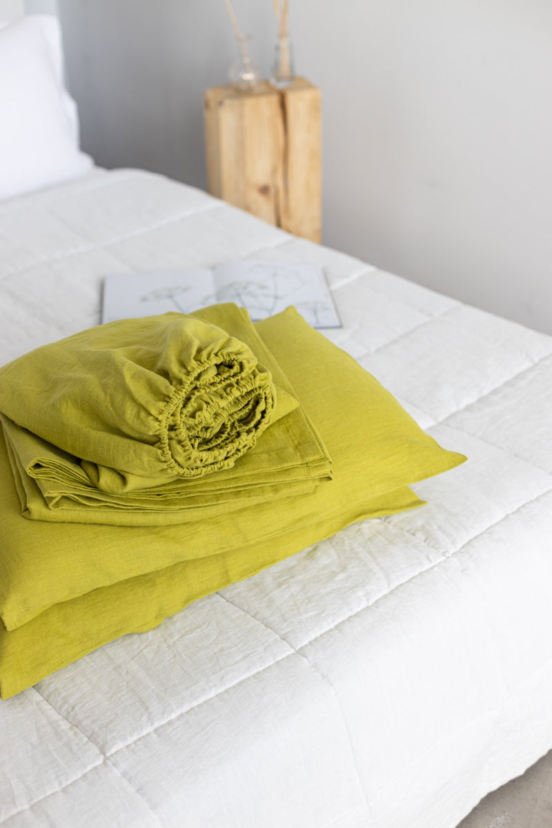 linen sheets set