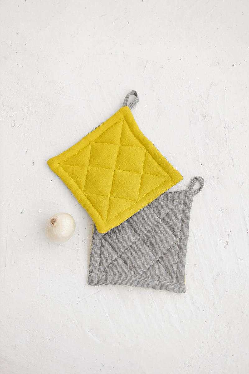 linen pot holders