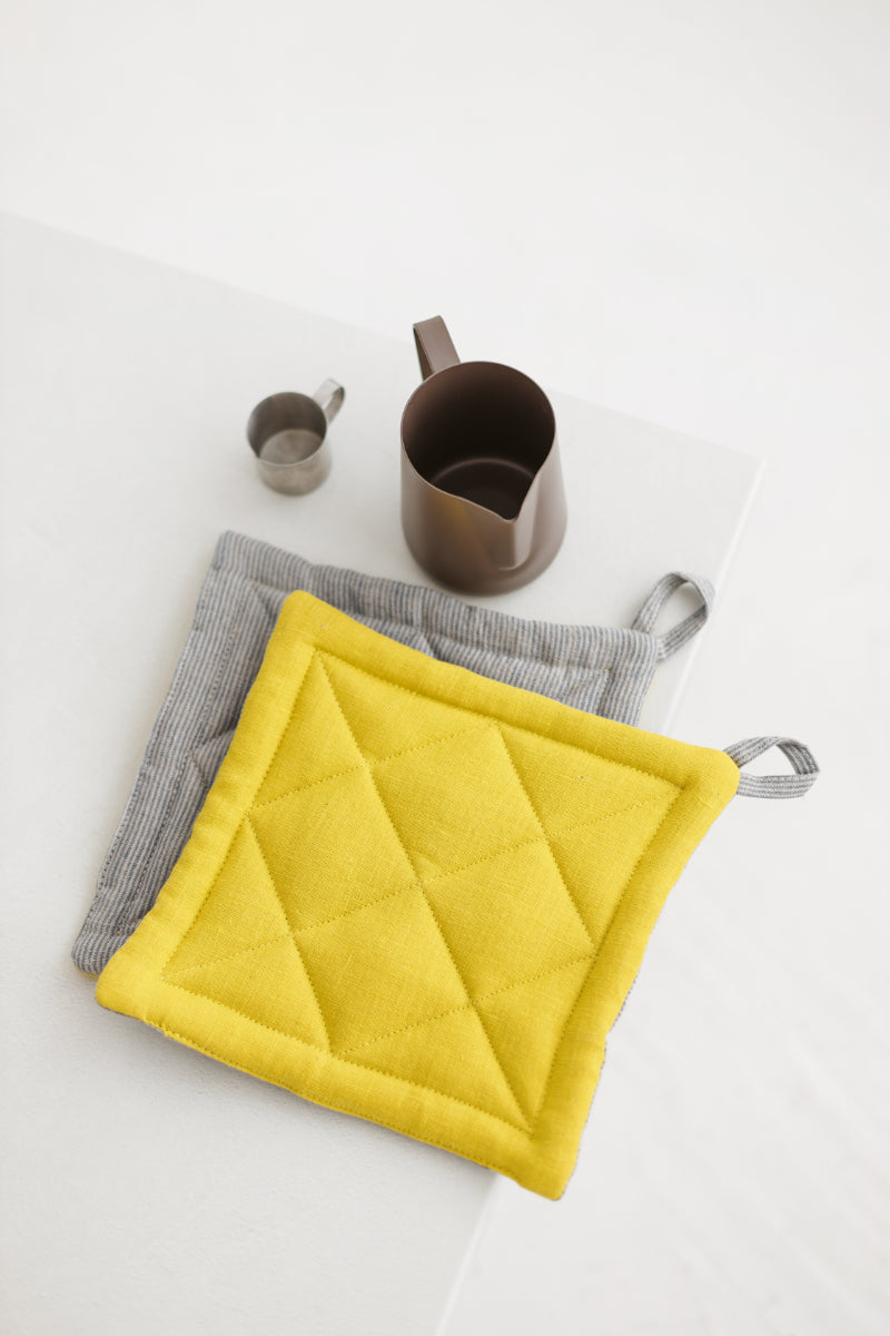linen pot holders