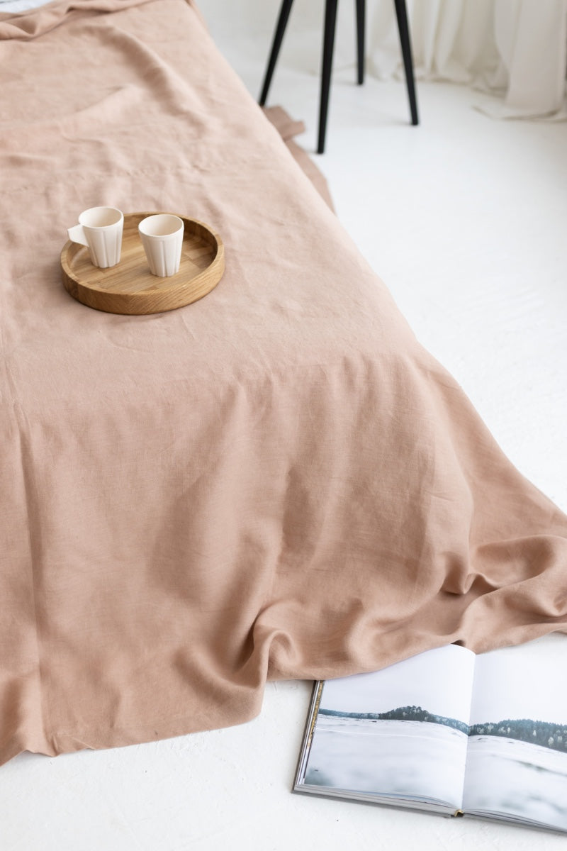 linen bedspread