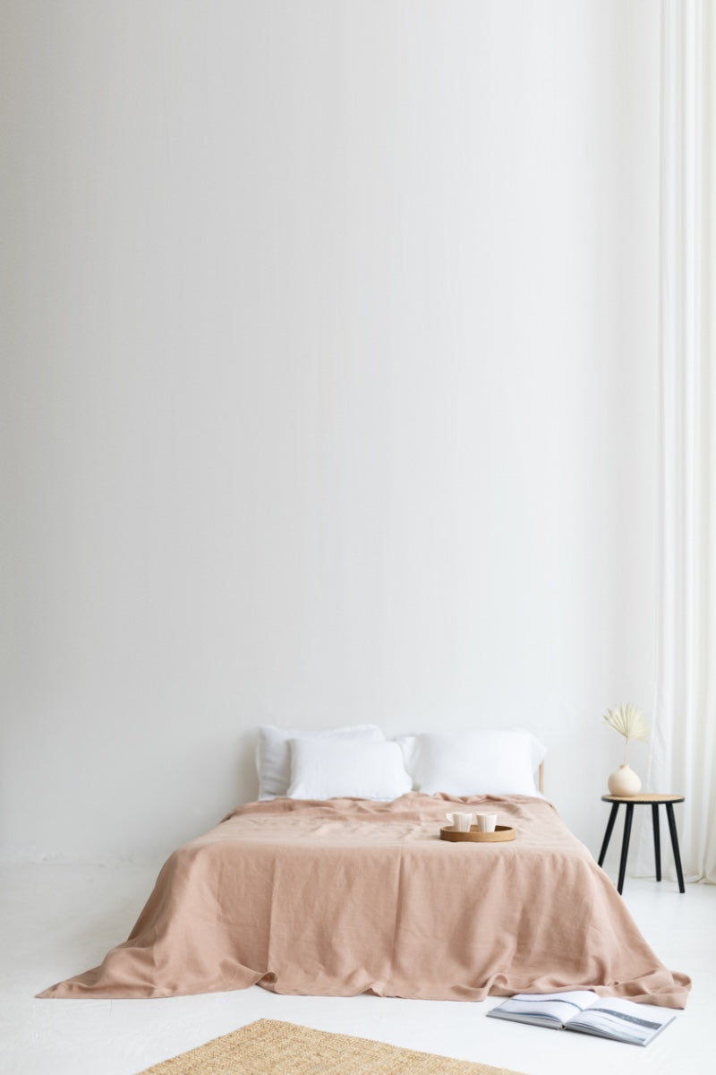 linen bedspread