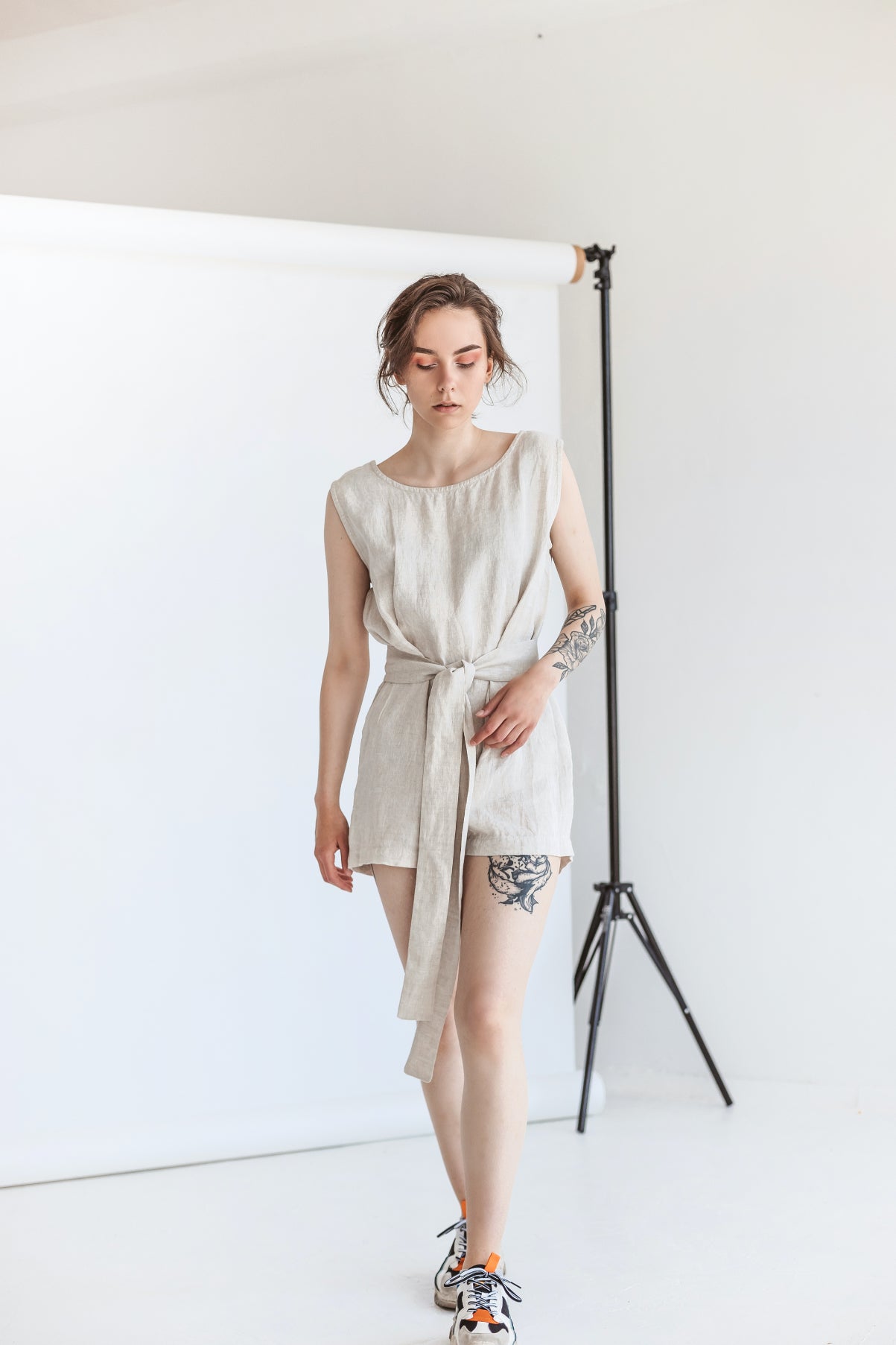 linen jumpsuit