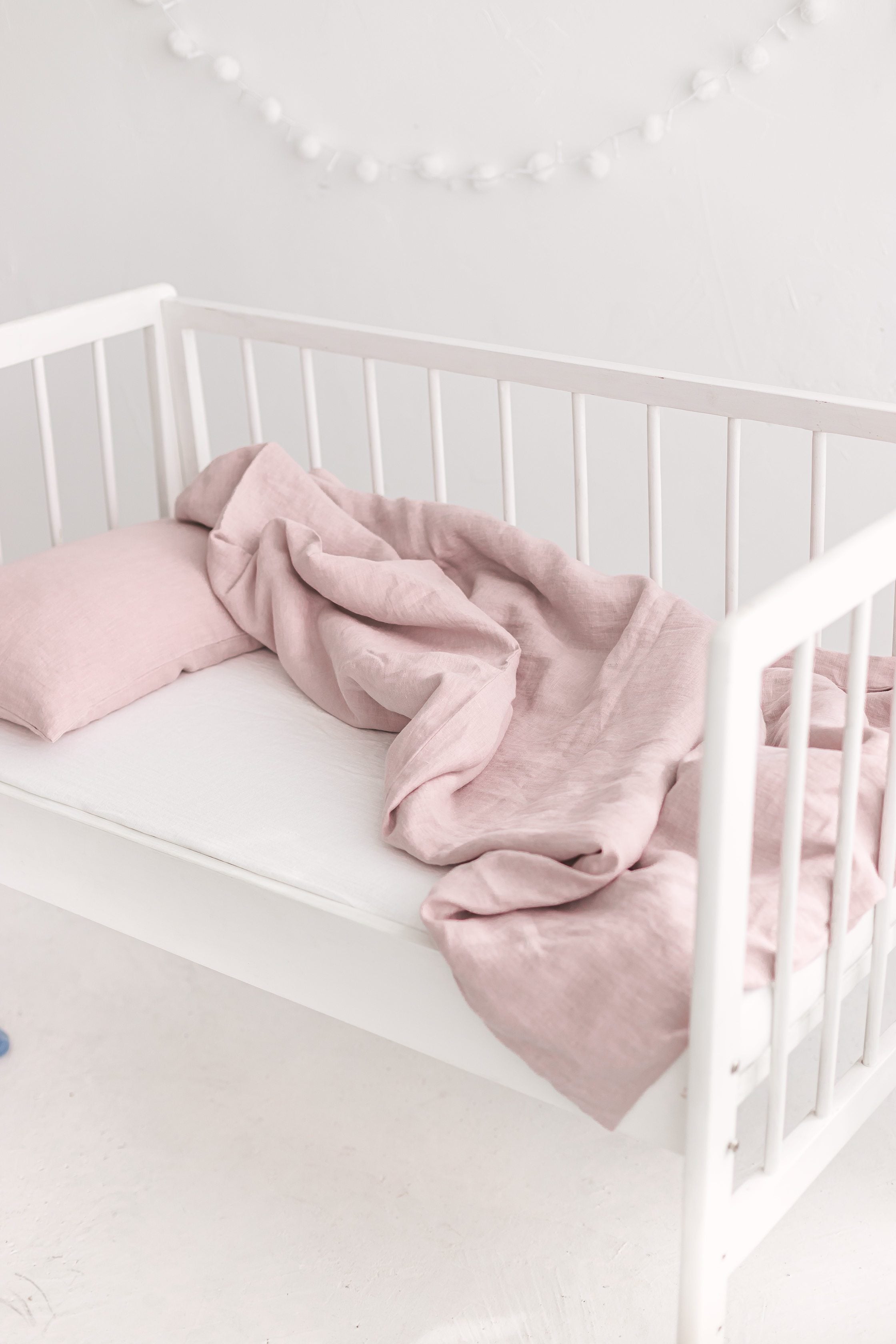 Linen Baby Bedding Set