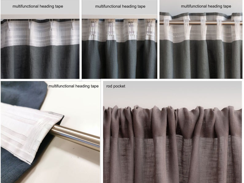 lightweight linen curtain