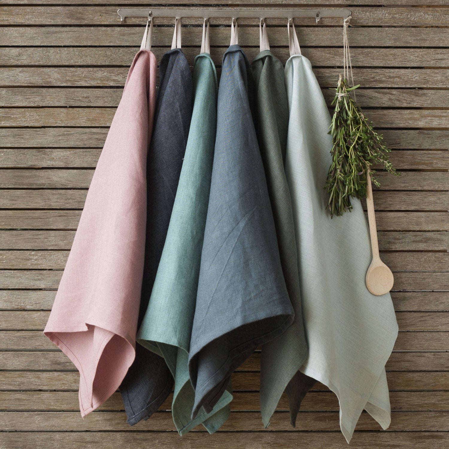 Linen Tea Towels Set Of 2