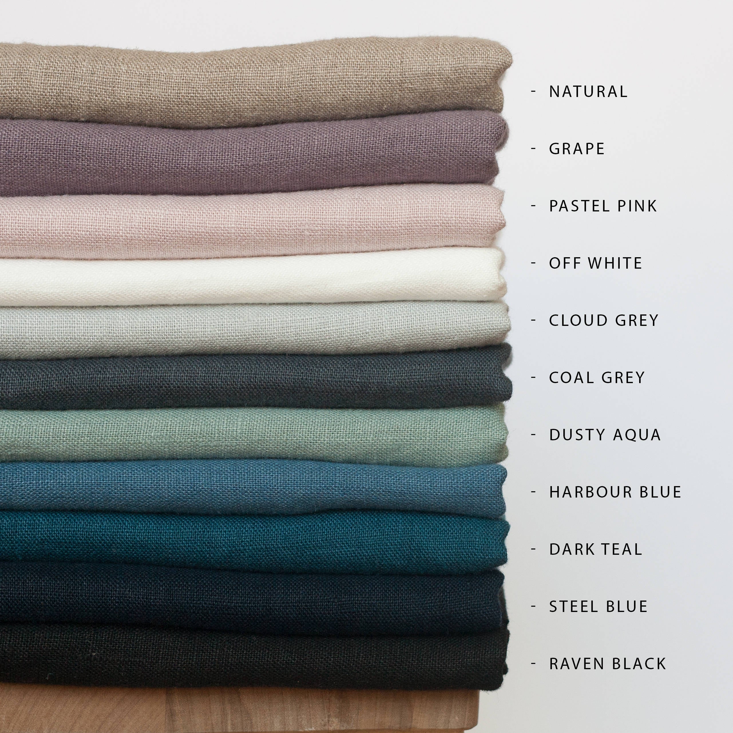 Gray Linen Pillow Case With Ties