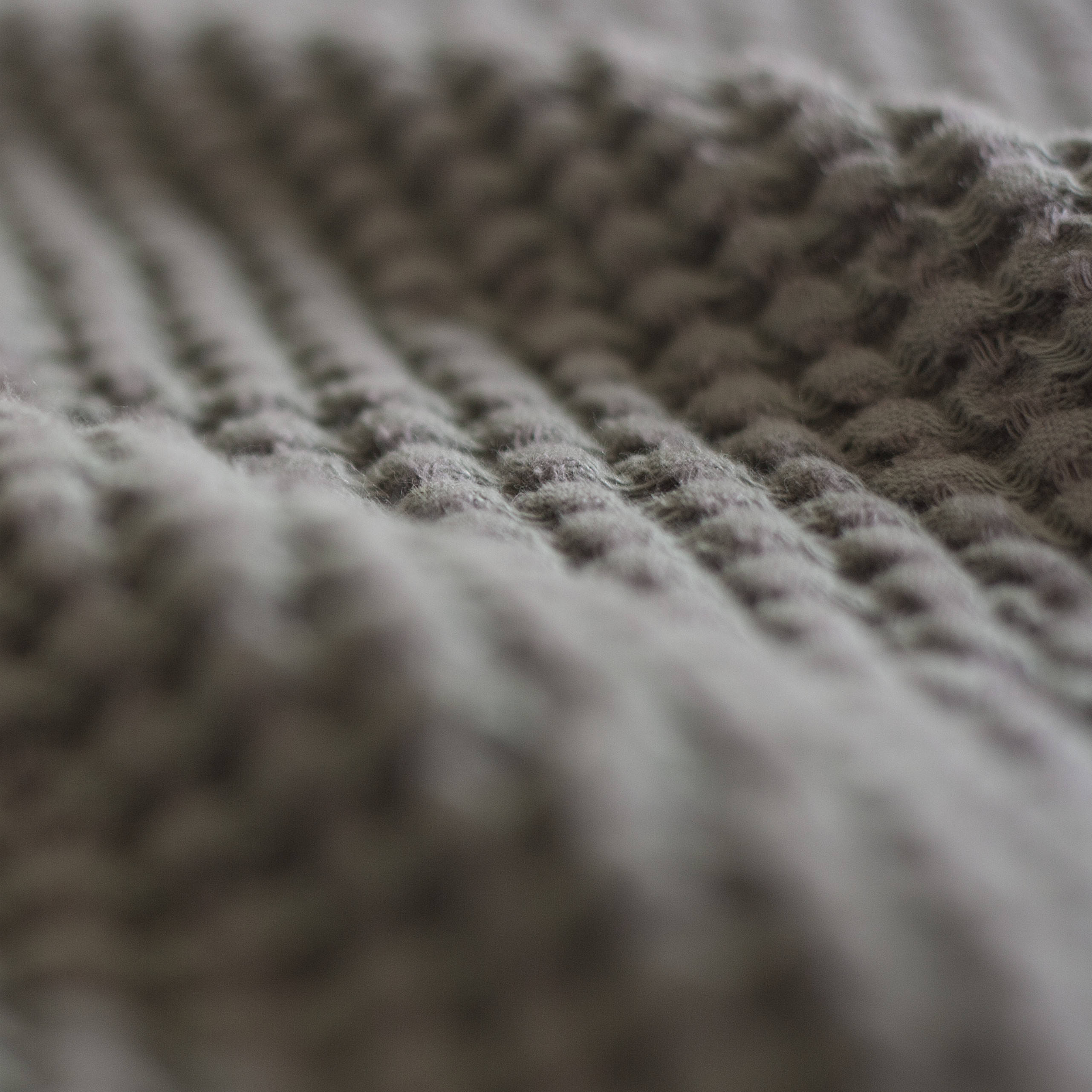 Waffle Linen Cotton Bedspread