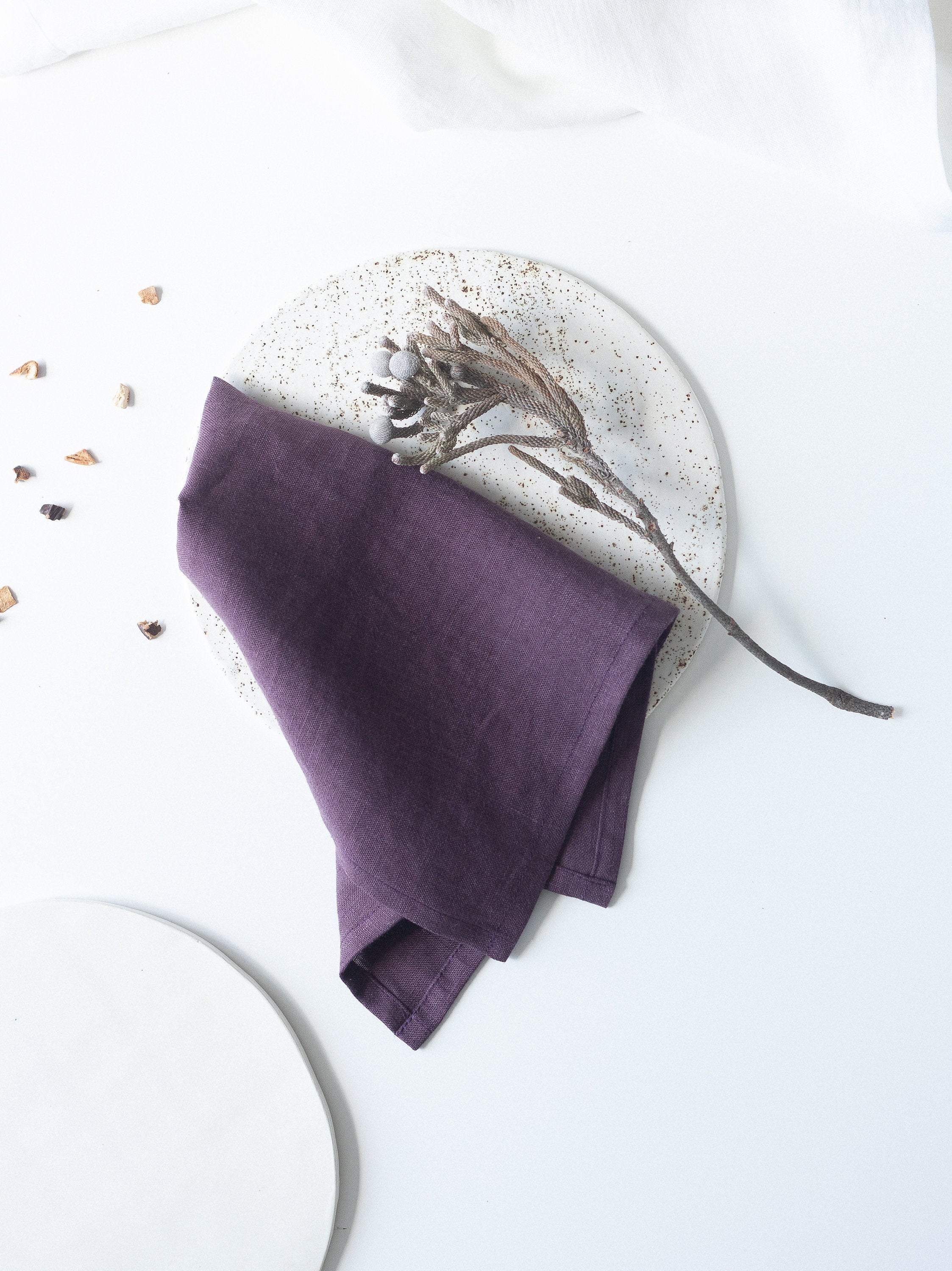 Plum Napkins Set Of 2