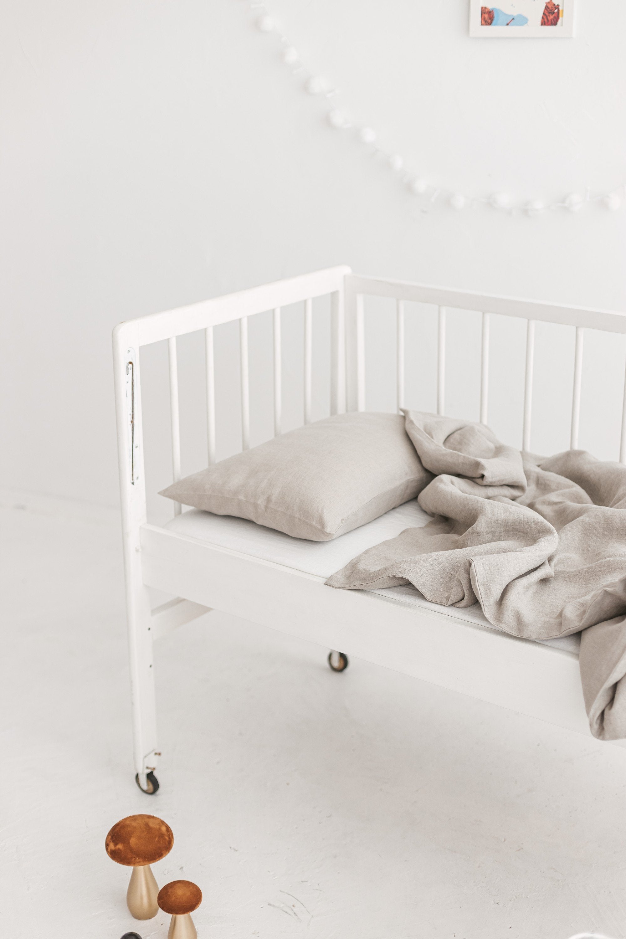Linen Baby Bedding Set