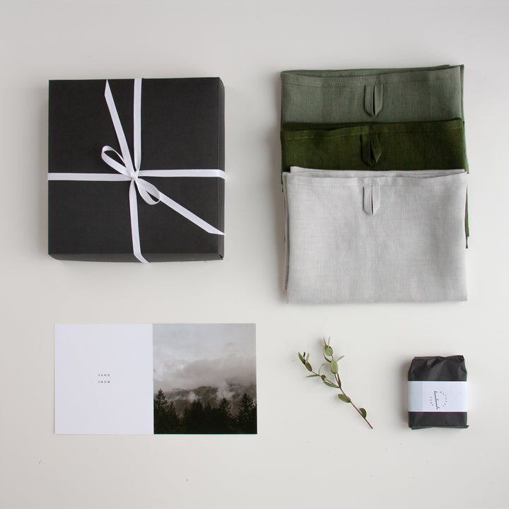 LINEN CHRISTMAS GIFT IDEAS FROM SAND SNOW LINEN