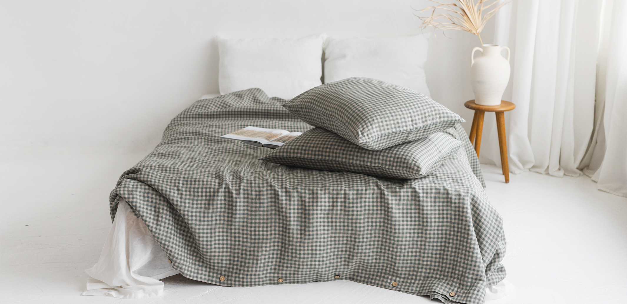 high quality 100% pure linen bedding