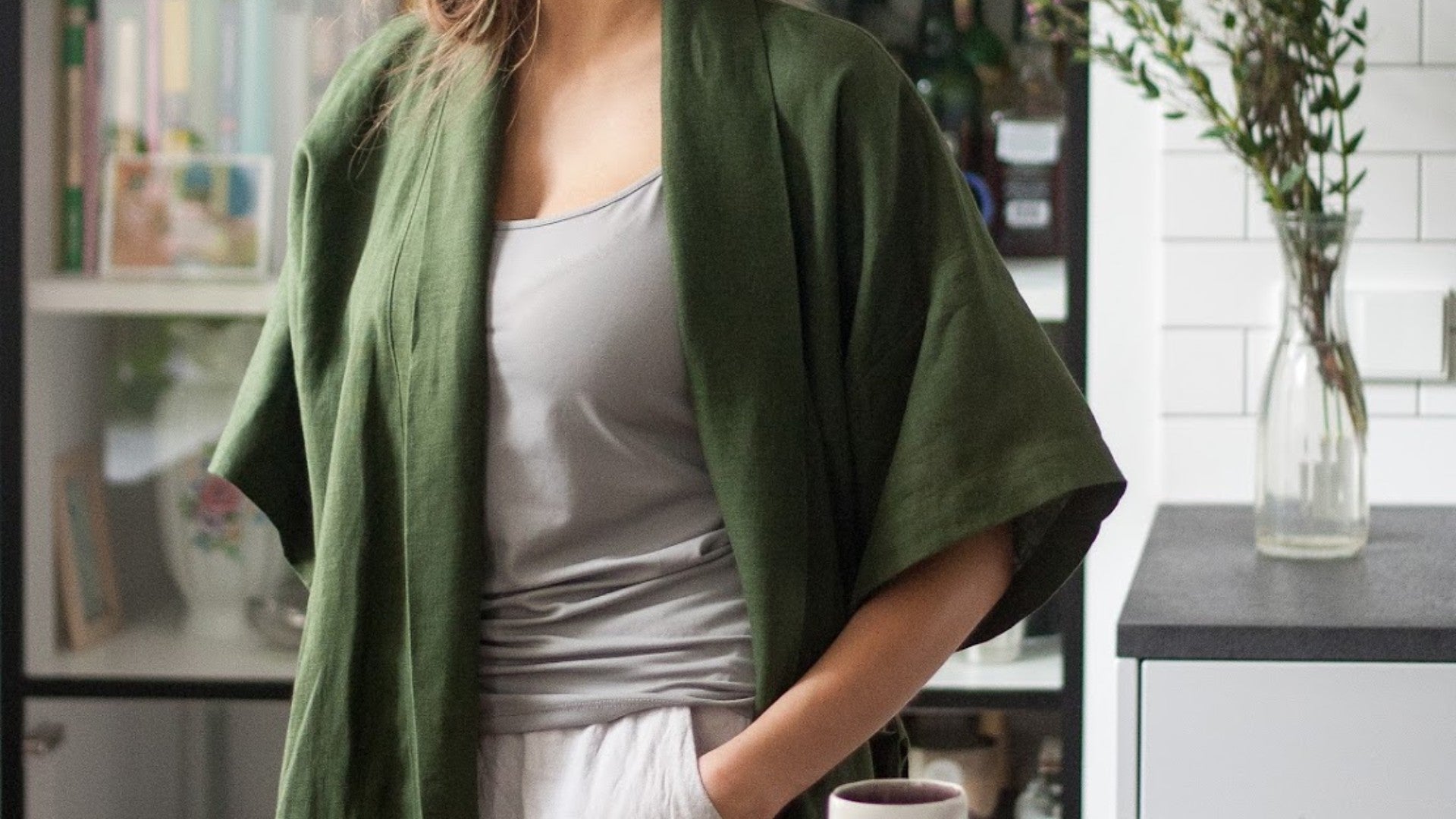 Linen bath robes