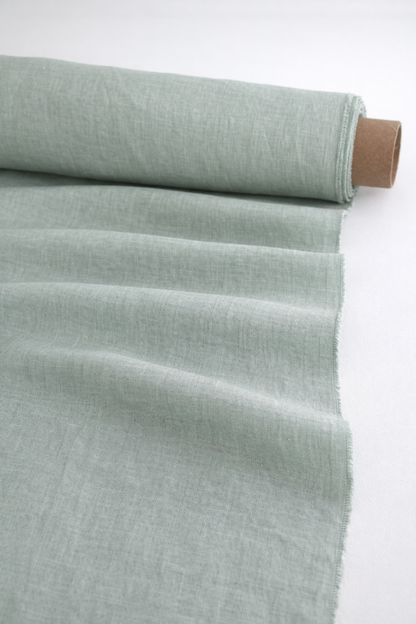 sage linen fabric