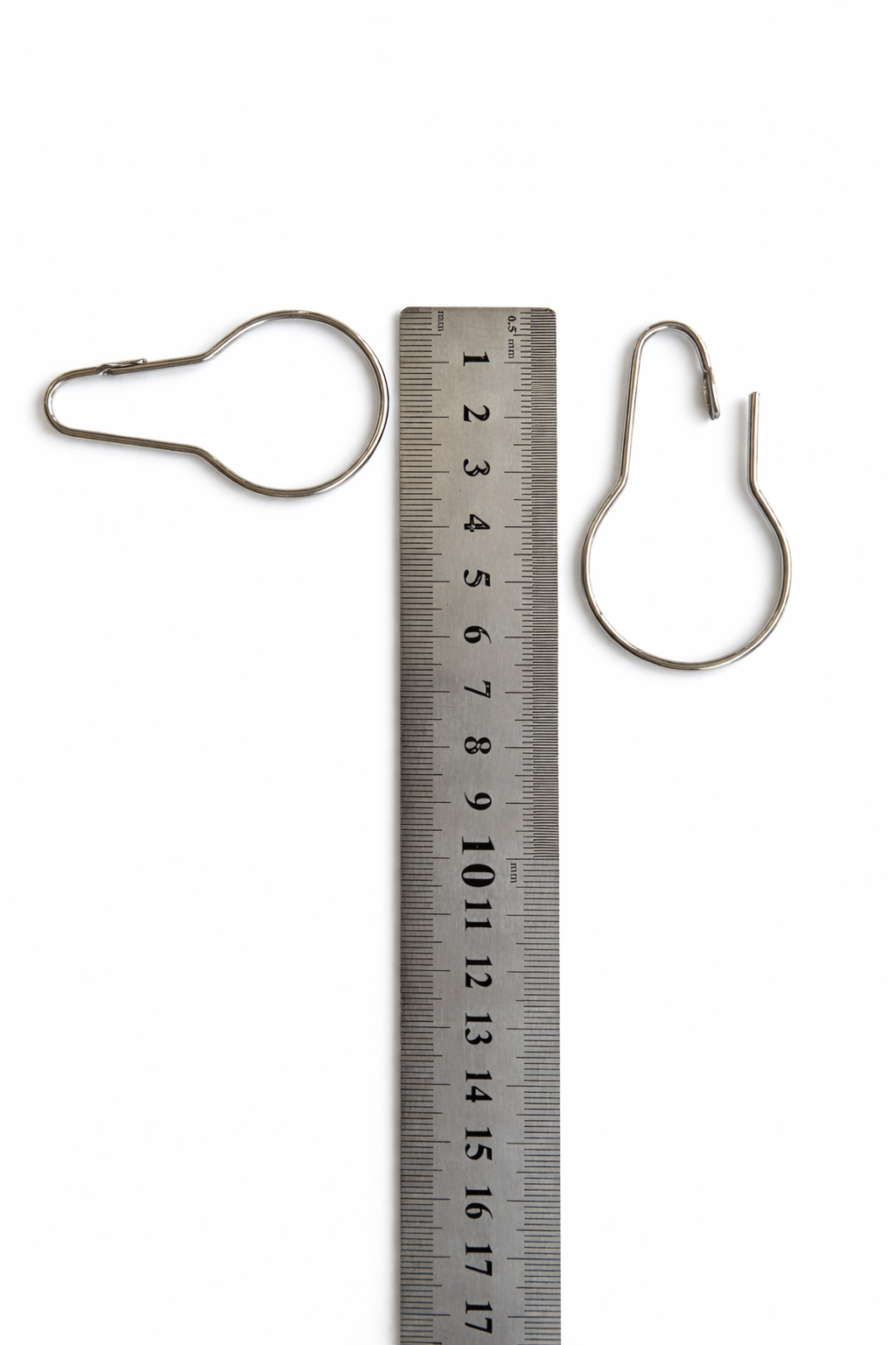 stainless steel shower curtain hooks