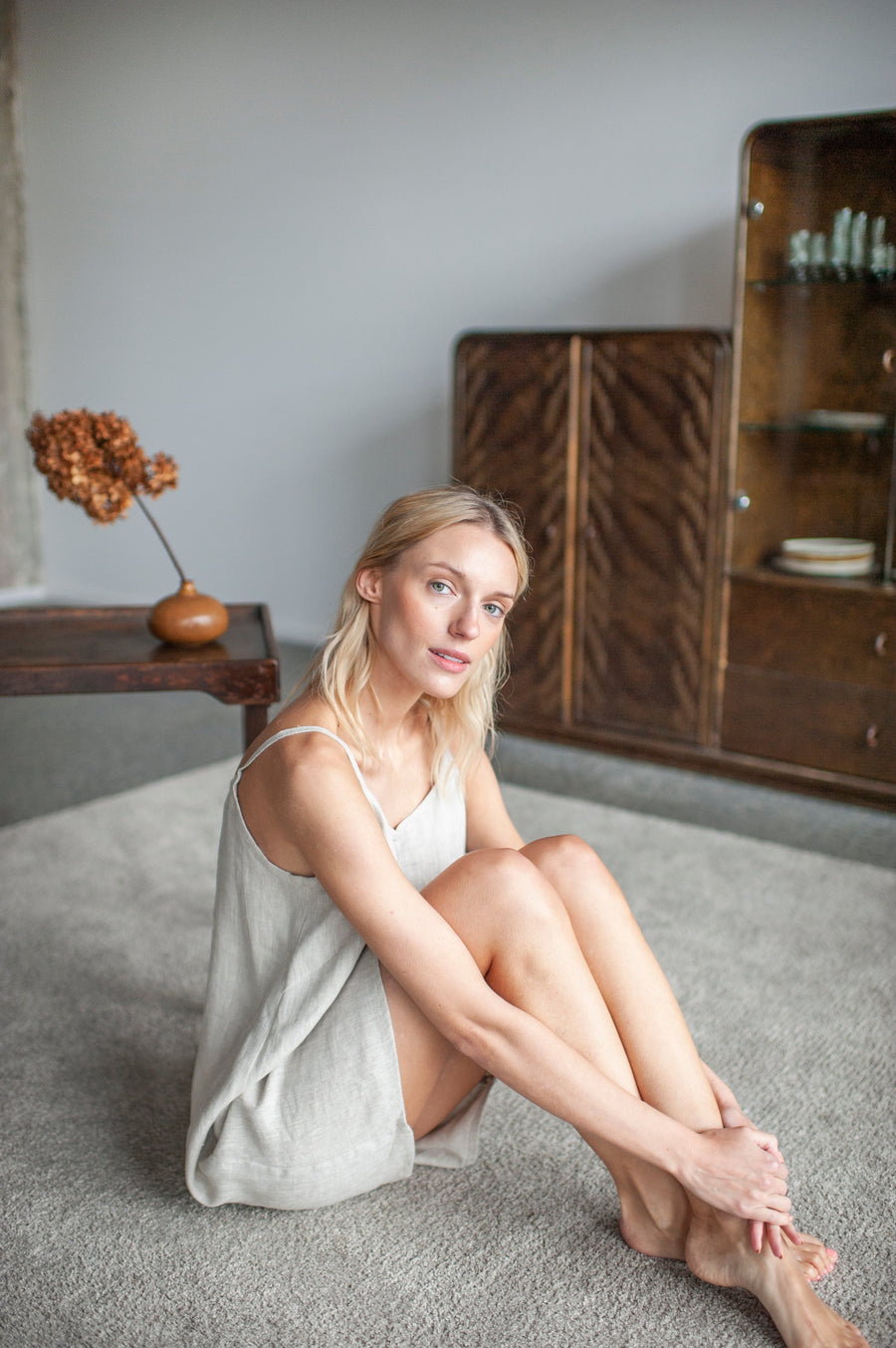 linen night dress