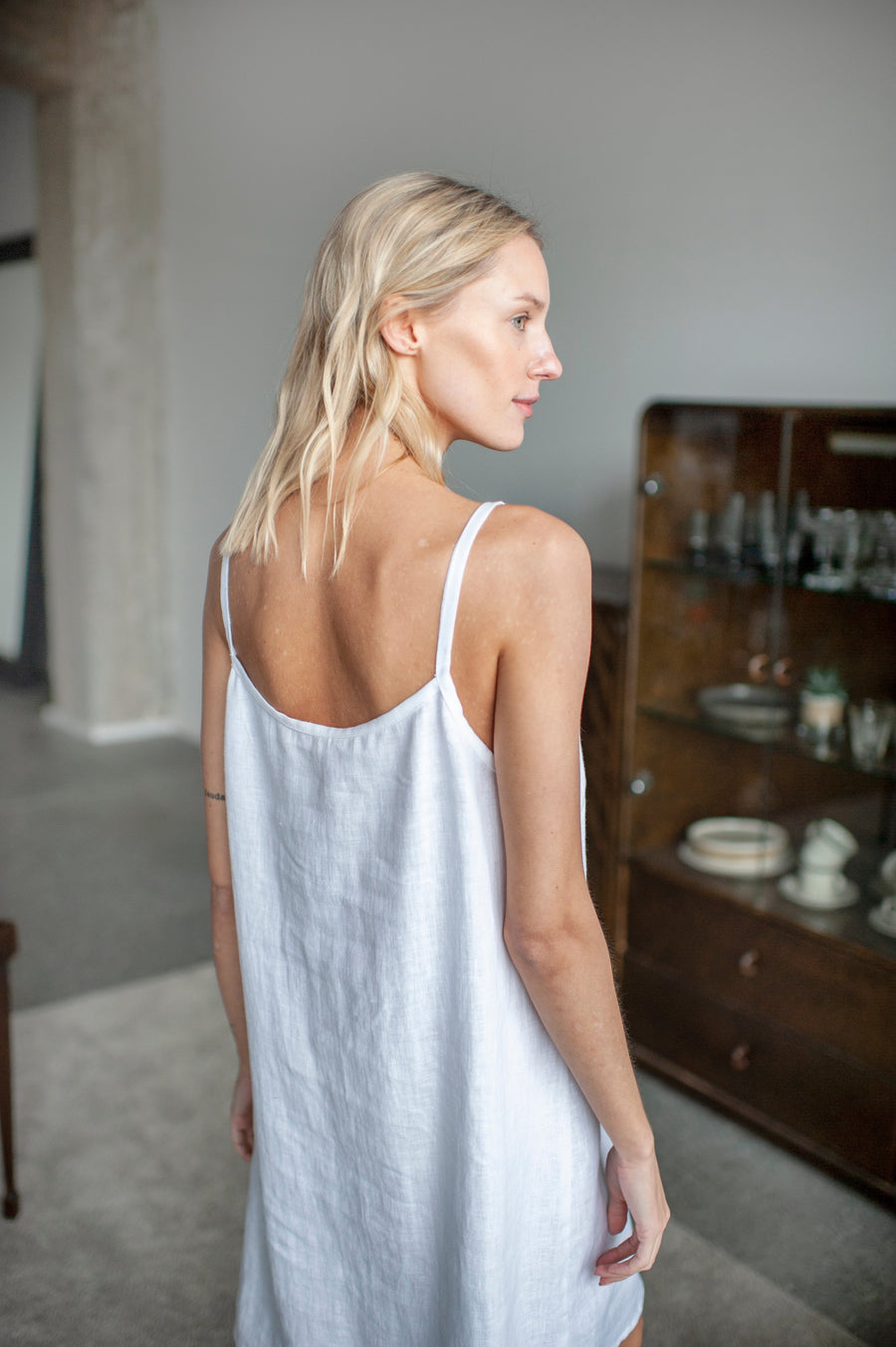 linen night dress