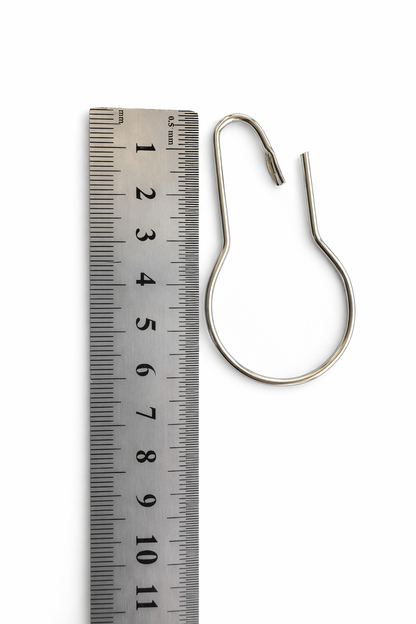 stainless steel shower curtain hooks
