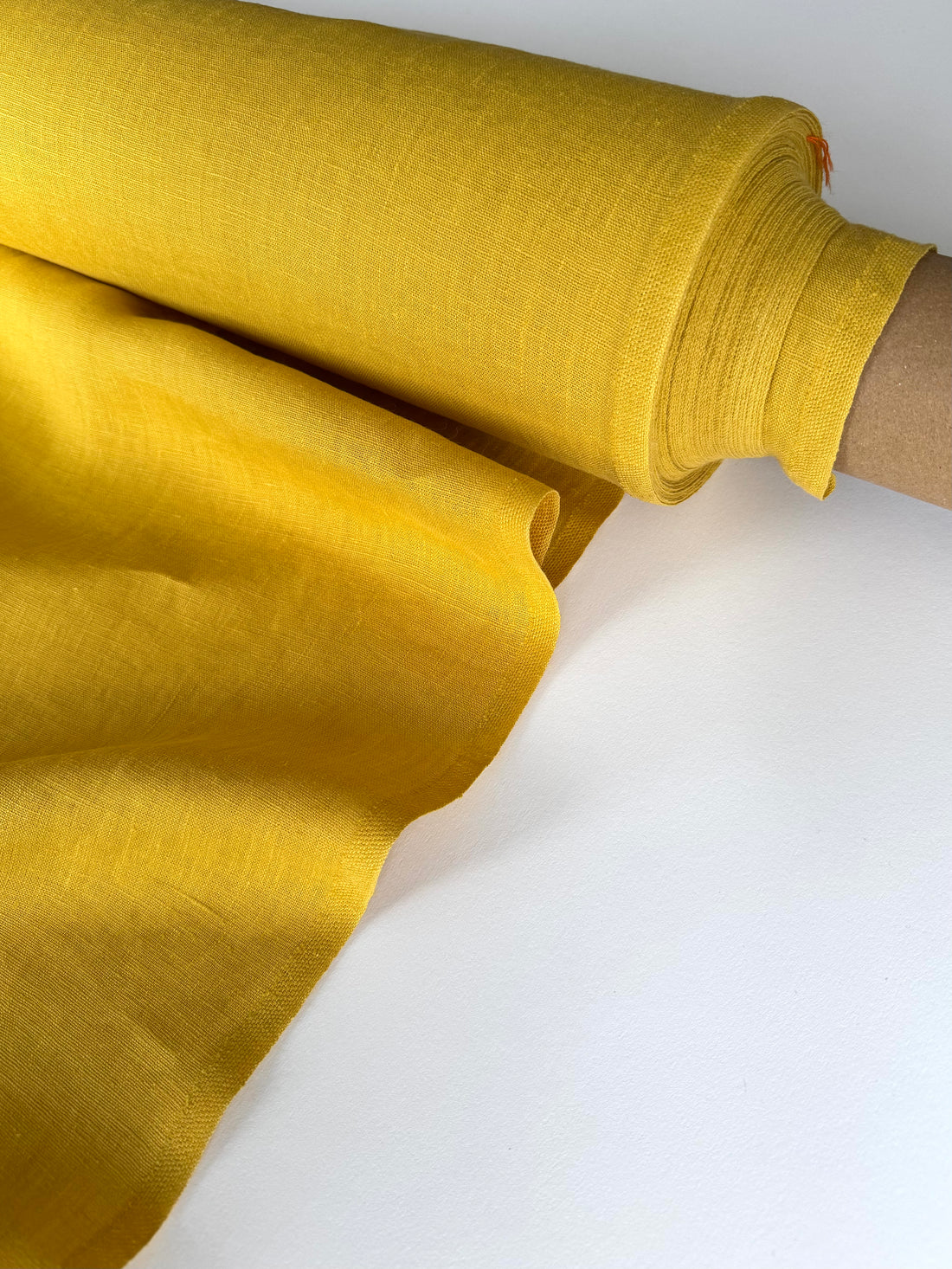 Honey linen fabric