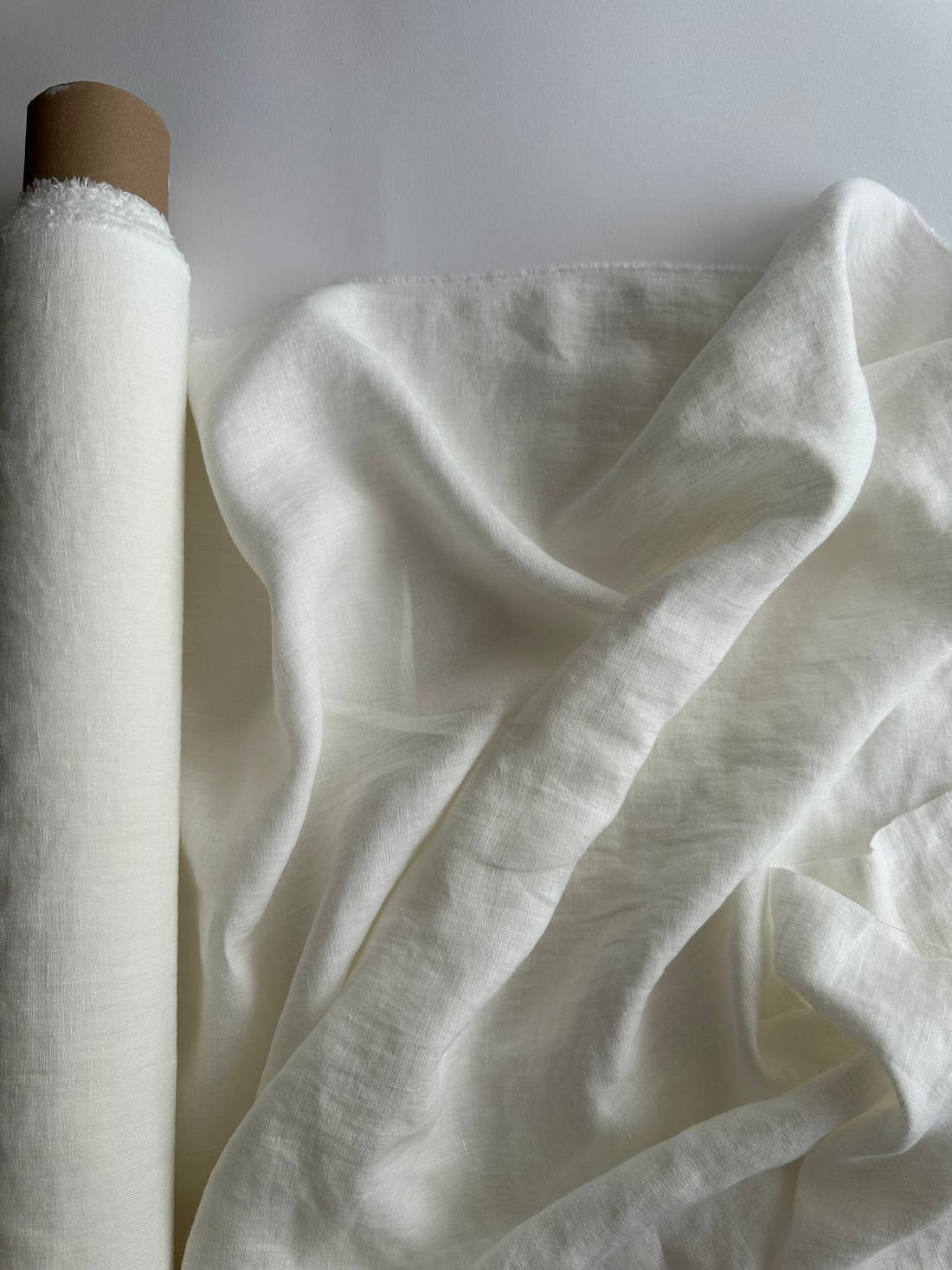 off white linen fabric