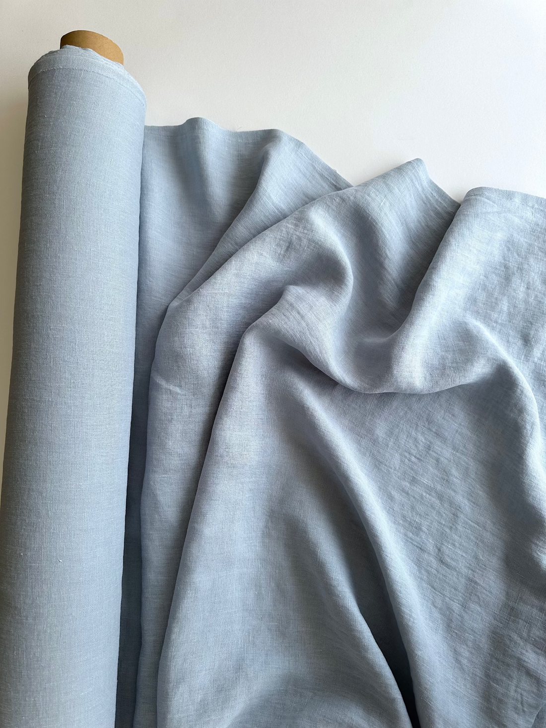 light blue linen fabric