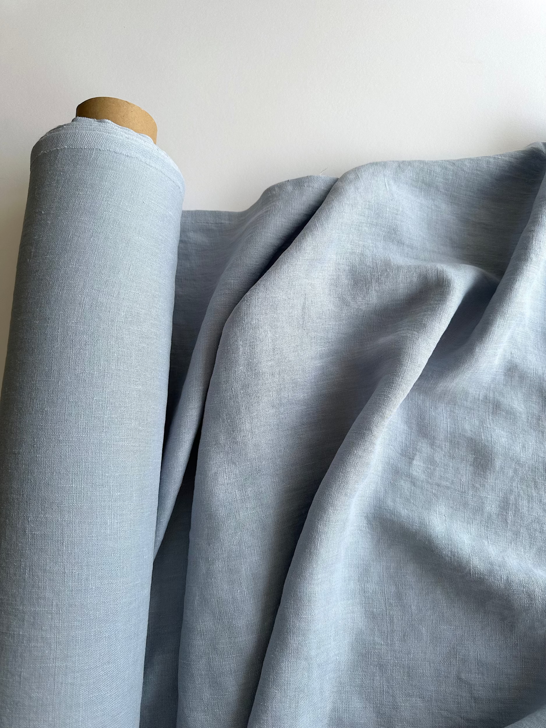 light blue linen fabric
