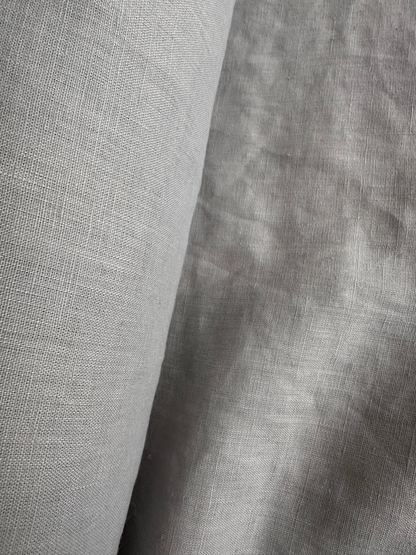light gray linen fabric