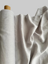 light gray linen fabric