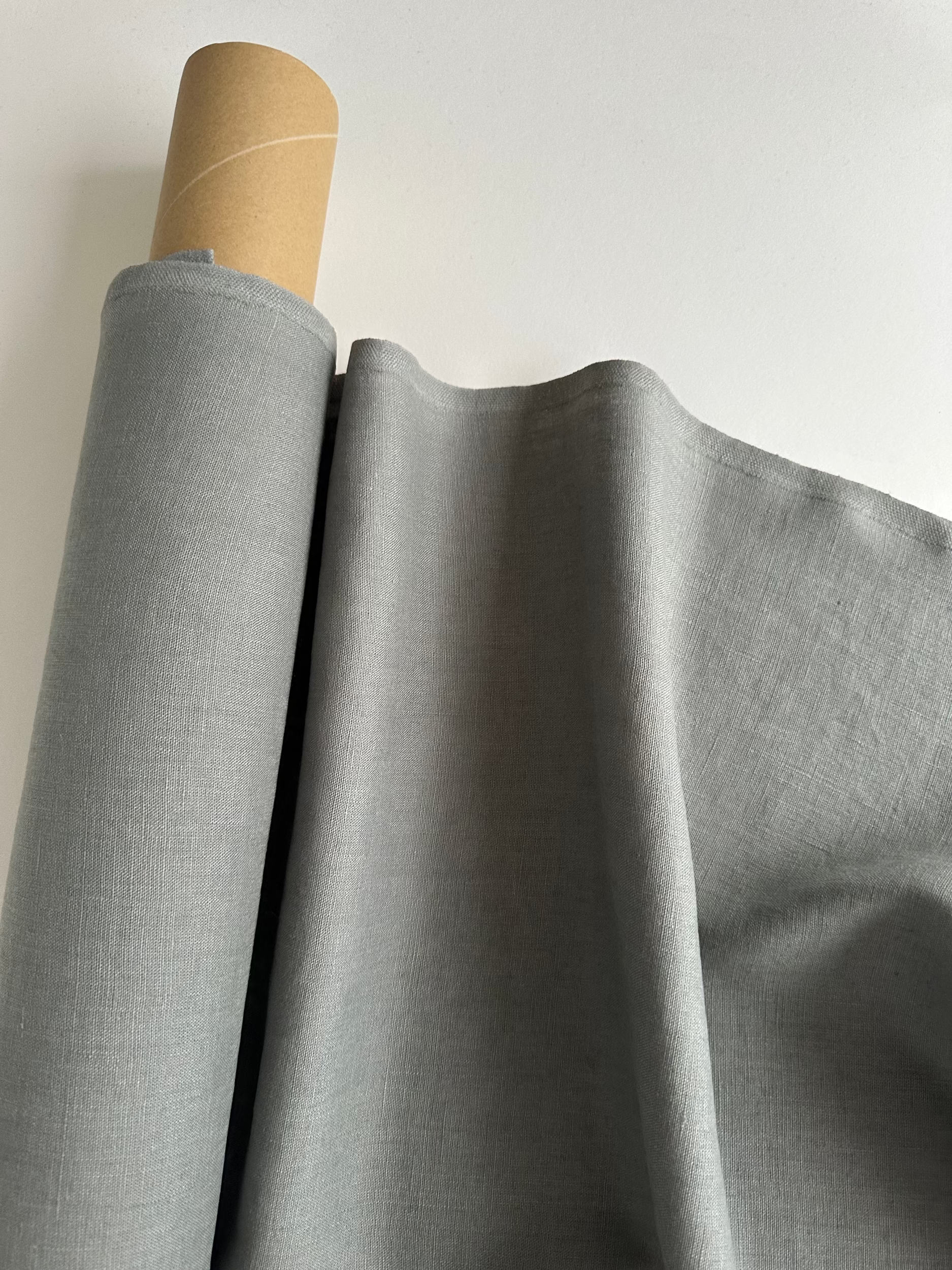 Pigeon gray linen fabric