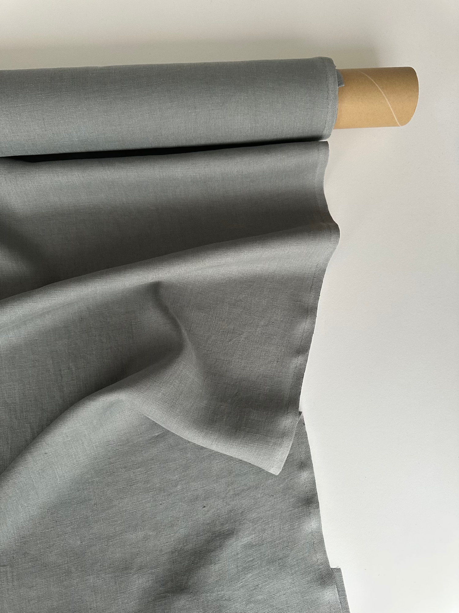 Pigeon gray linen fabric