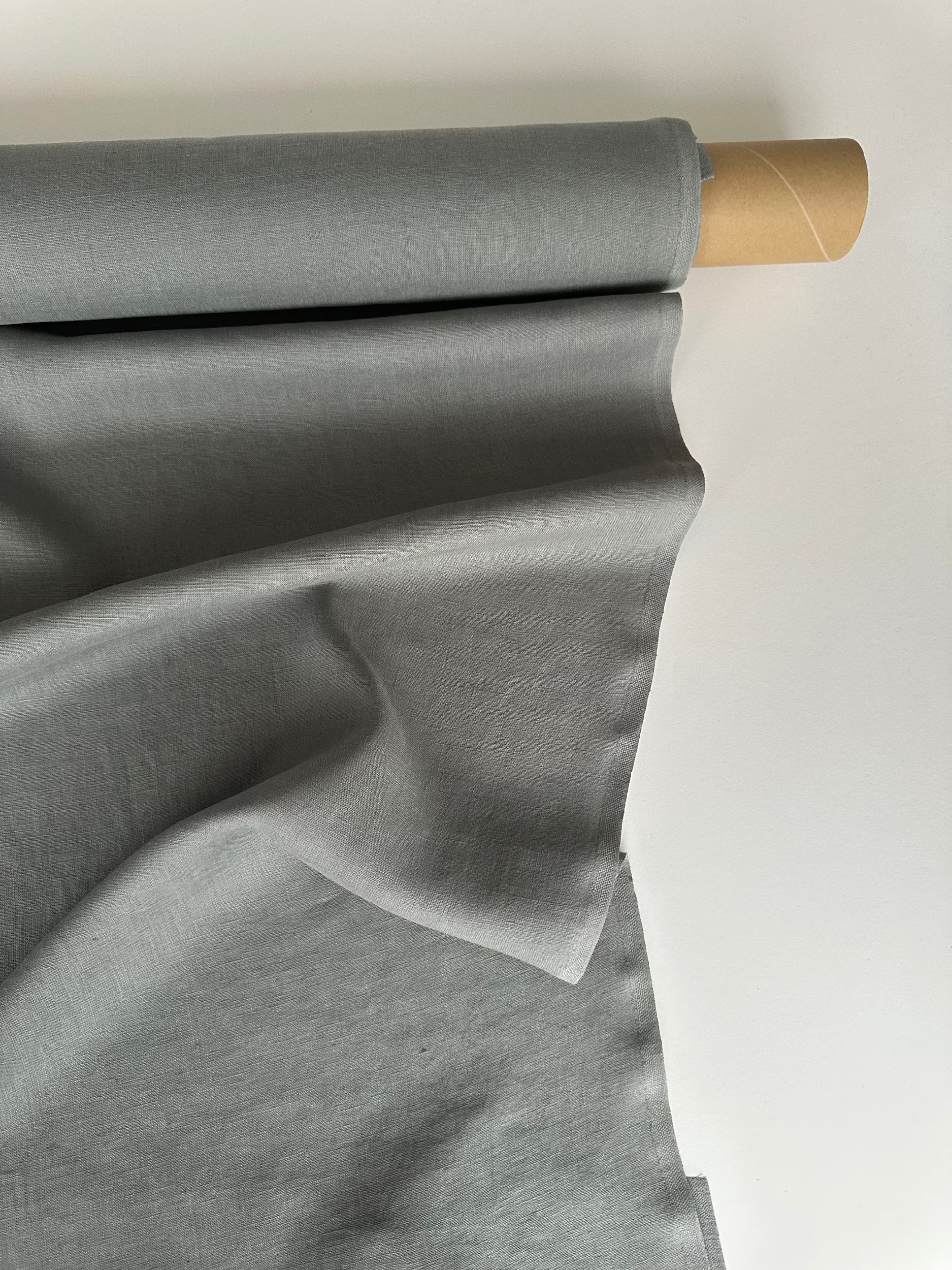 Pigeon gray linen fabric