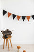 linen halloween garland