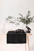 black table runner