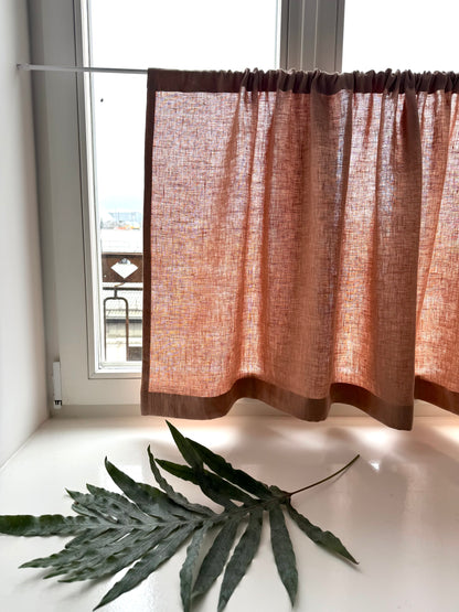 linen cafe curtain