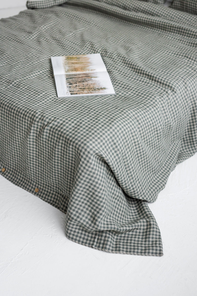 gingham bedding set