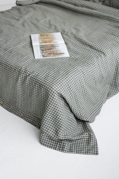 gingham bedding set