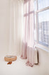 lilac lightweight linen curtain