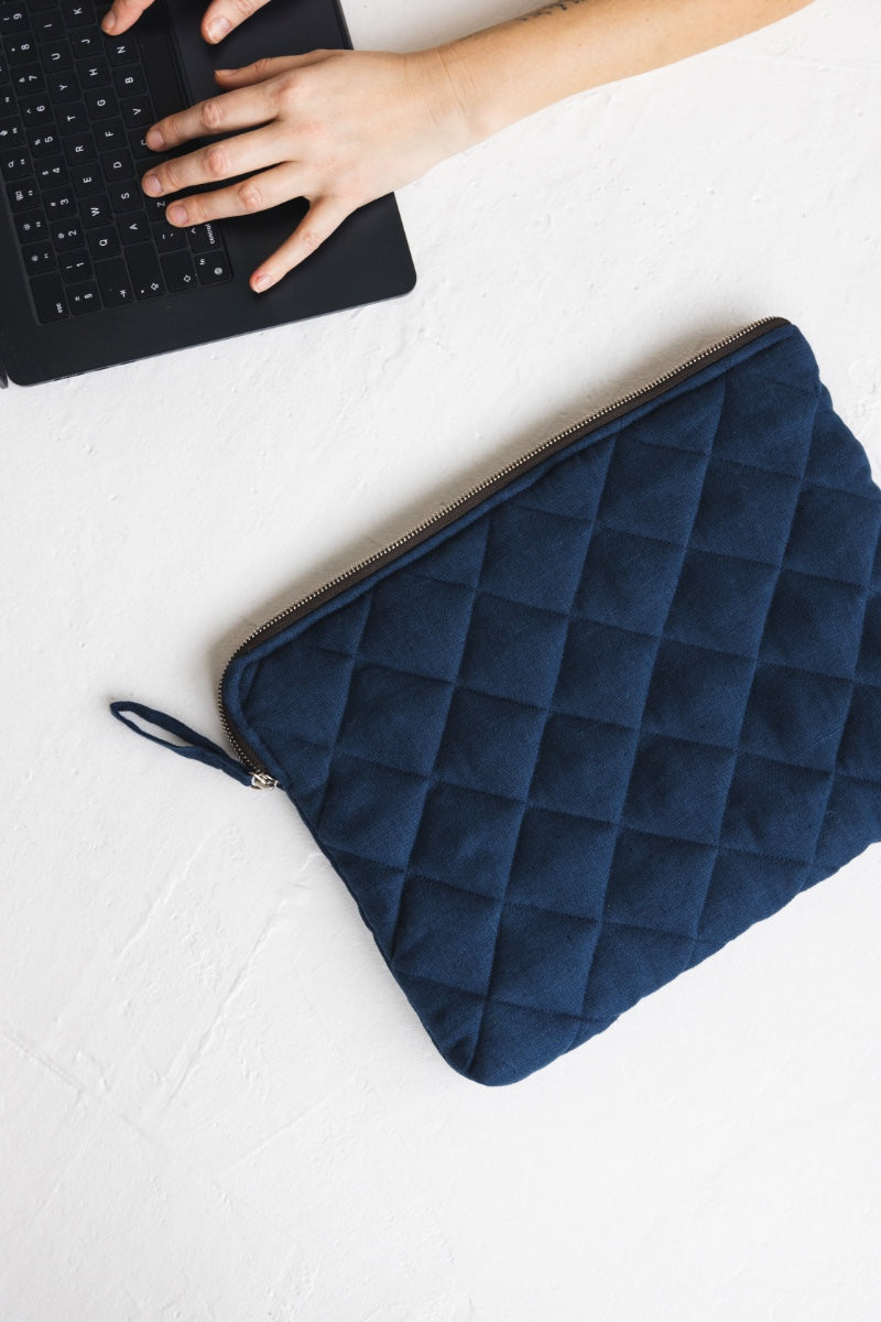 linen computer case