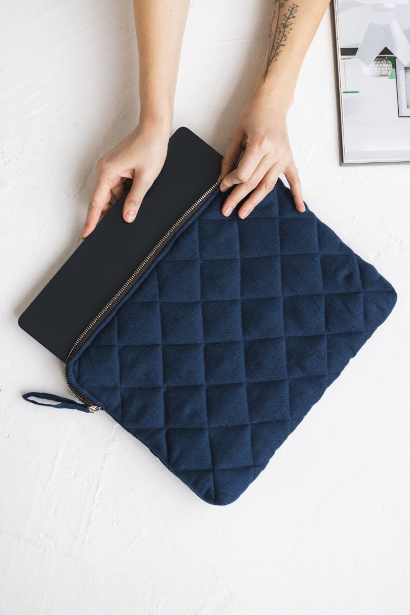 linen computer case
