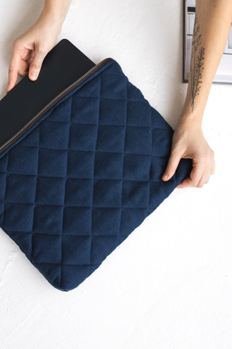 linen computer case