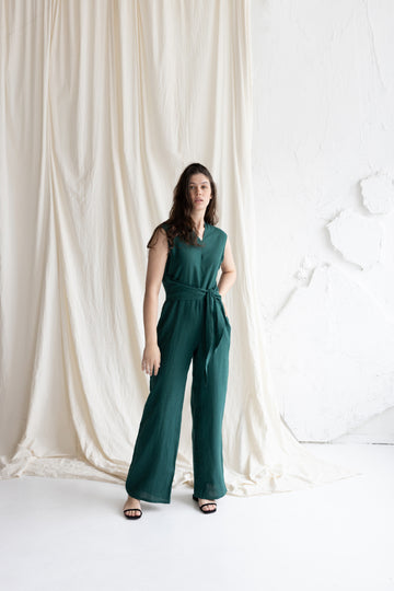 linen jumpsuit